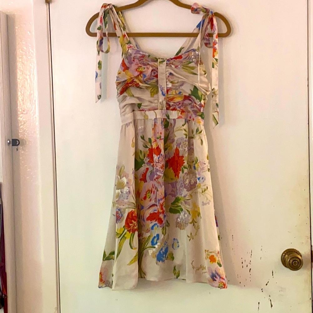 Anthropologie  silk dress